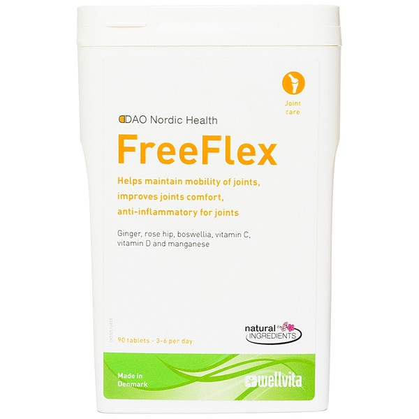 [ Nhập Khẩu Đan Mạch] Hộp 60 Viên Free Flex - Tăng Cường Chất Dinh Dưỡng Lên Các Khớp Xương Hỗ Trợ Chống Viêm Khớp Và Giúp Làm Giảm Tổn Thương Lên Các Bộ Phận Khác Trên Cơ Thể