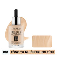 Kem Nền Catrice Kiềm Dầu Che Phủ 24h 30ml HD Liquid Coverage Foundation Hasaki Sản Phẩm Chính Hãng