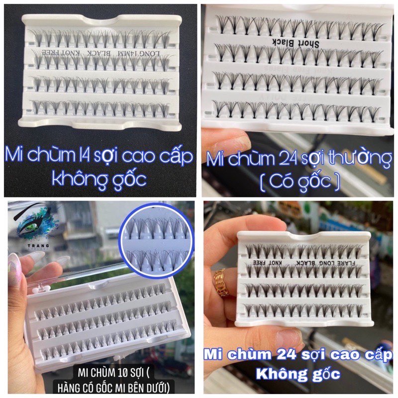 [HCM]Lông mi nối Mi Chùm Việt Nam ( thông dụng cho thị trường nước ngoài )