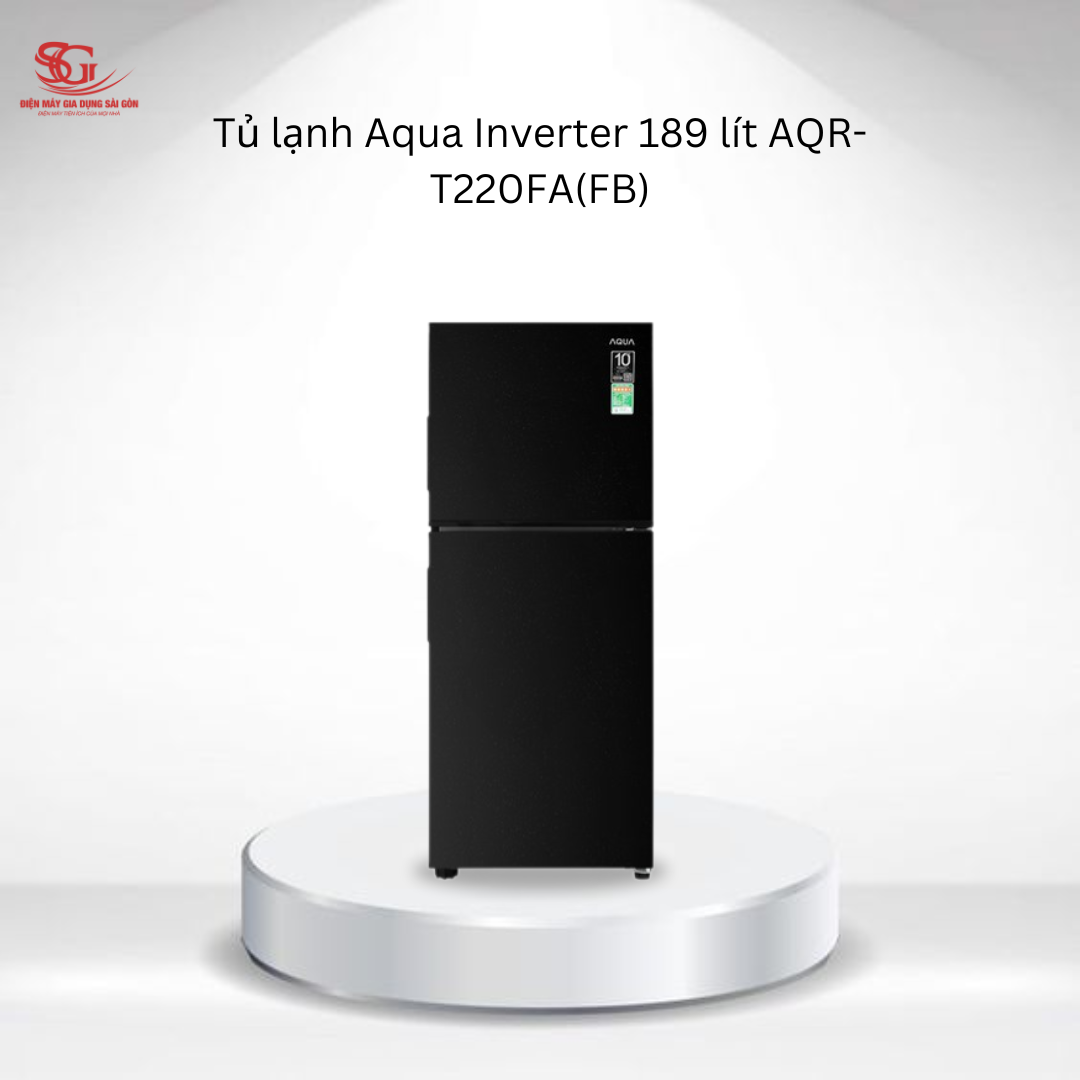 Tủ lạnh Aqua Inverter 189 lít AQR-T220FA(FB)