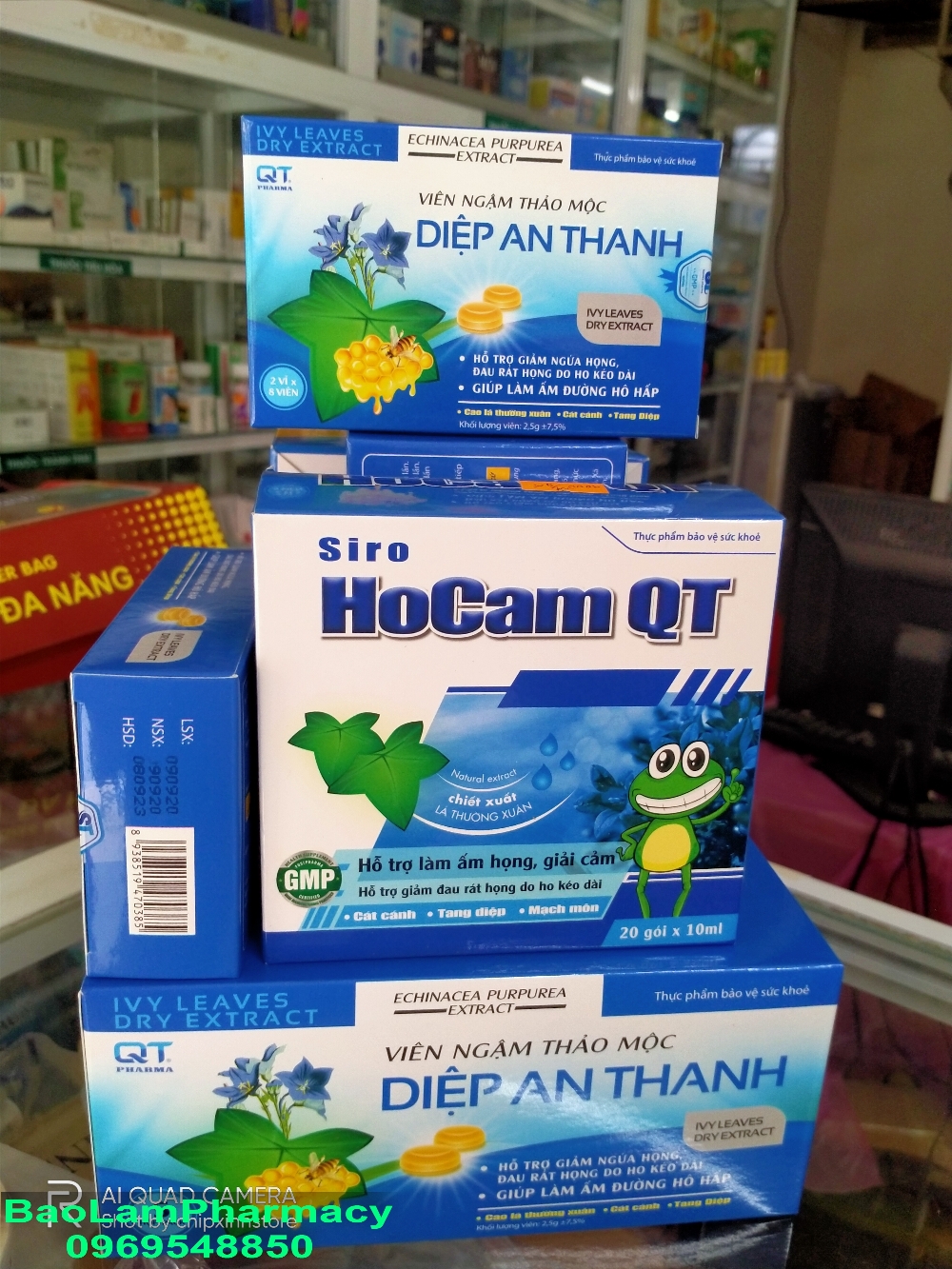 Viên Ngậm Ho Diệp An Thanh Qt - 5 Hộp Nhỏ Mỗi Hộp Nhỏ Có 2 Vỉ X 16 Viên