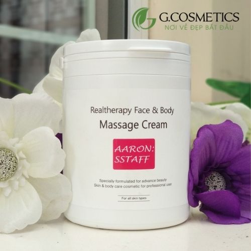 Kem Massage toàn thân Realtherapy Face & Body Hàn Quốc  700ml – cấp ẩm tăng đàn hồi