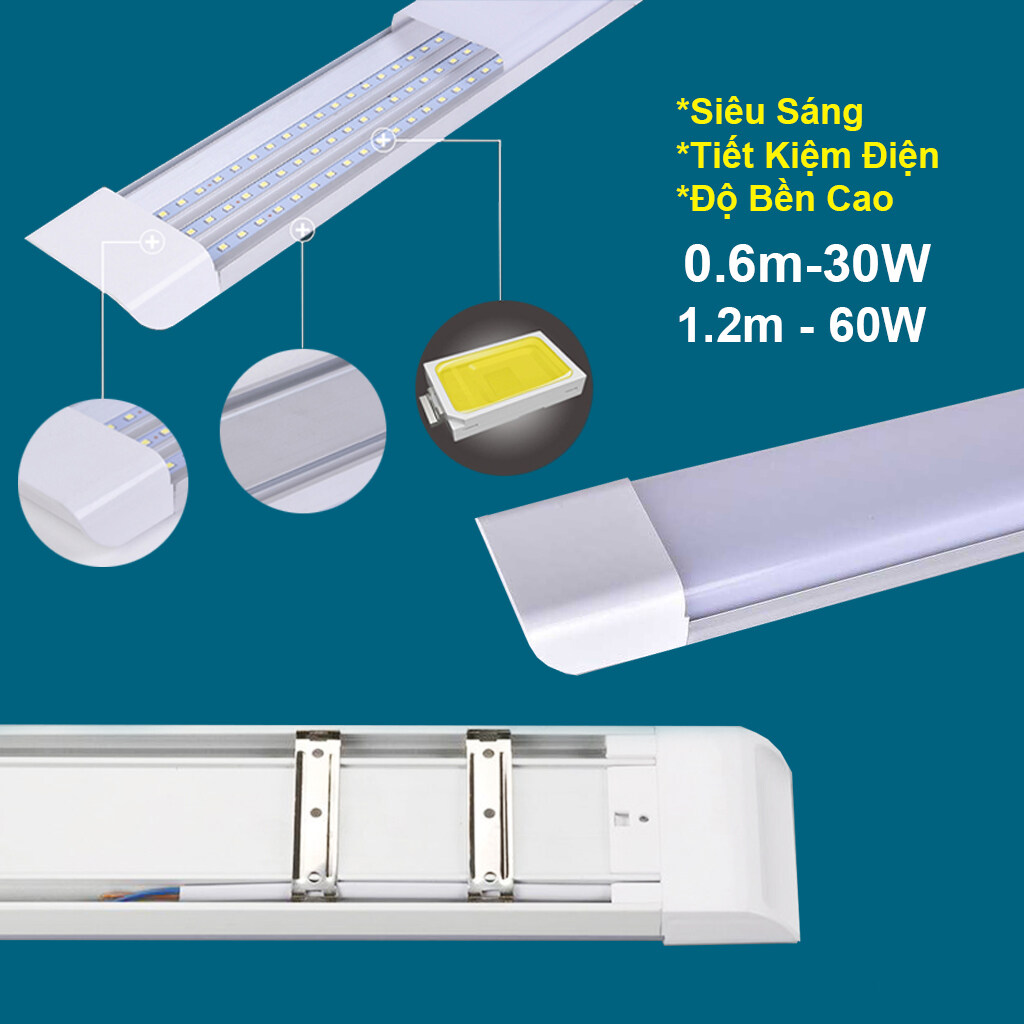 Bóng đèn led bán nguyệt 1m2 40w 60w 100w
