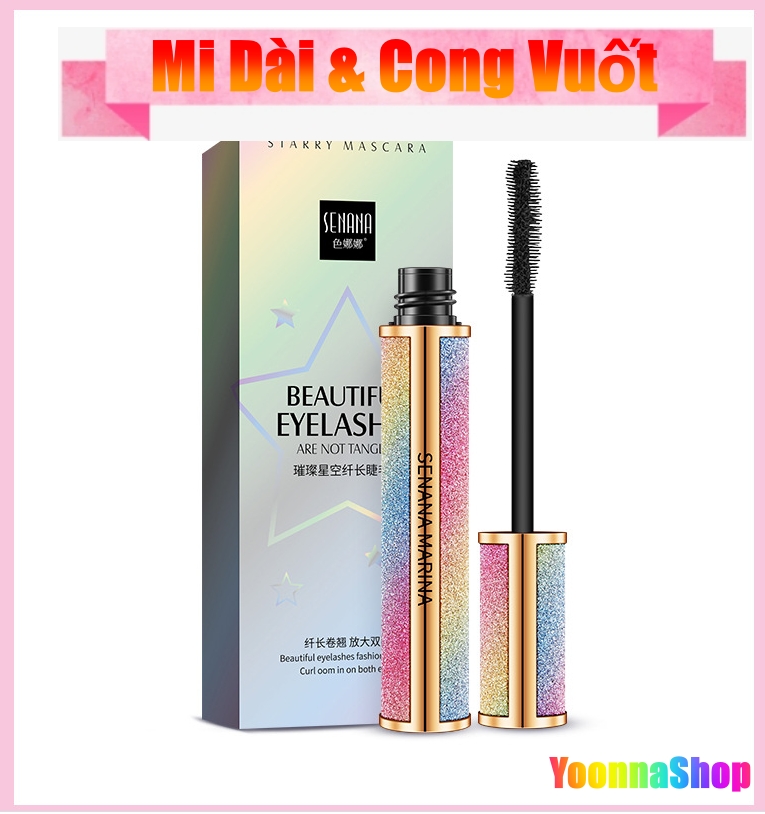 [Hcm]Mascara Chuốt Mi Senana Giúp Mi Dài Và Cong Hơn Lâu Trôi Chống Thấm Nước