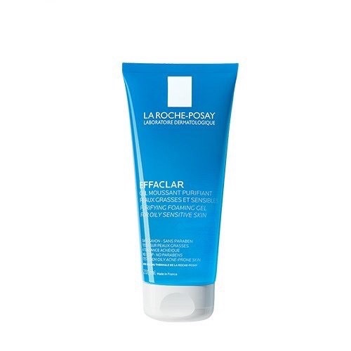 [Hcm][Chính Hãng]Gel Rửa Mặt Tạo Bọt Làm Sạch Da Dành Cho Da Dầu Nhạy Cảm La Roche - Posay Effaclar Purifying Foaming Gel 200Ml