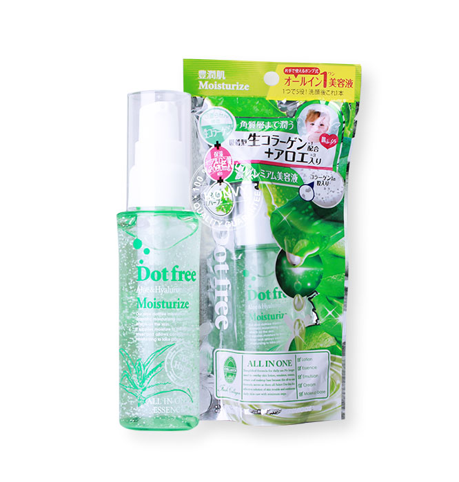 Tinh Chất Collagen Tươi Dotfree Moisturize 5In1 Lô Hội 50Ml - Nhật Bản (Cho Da Khô)