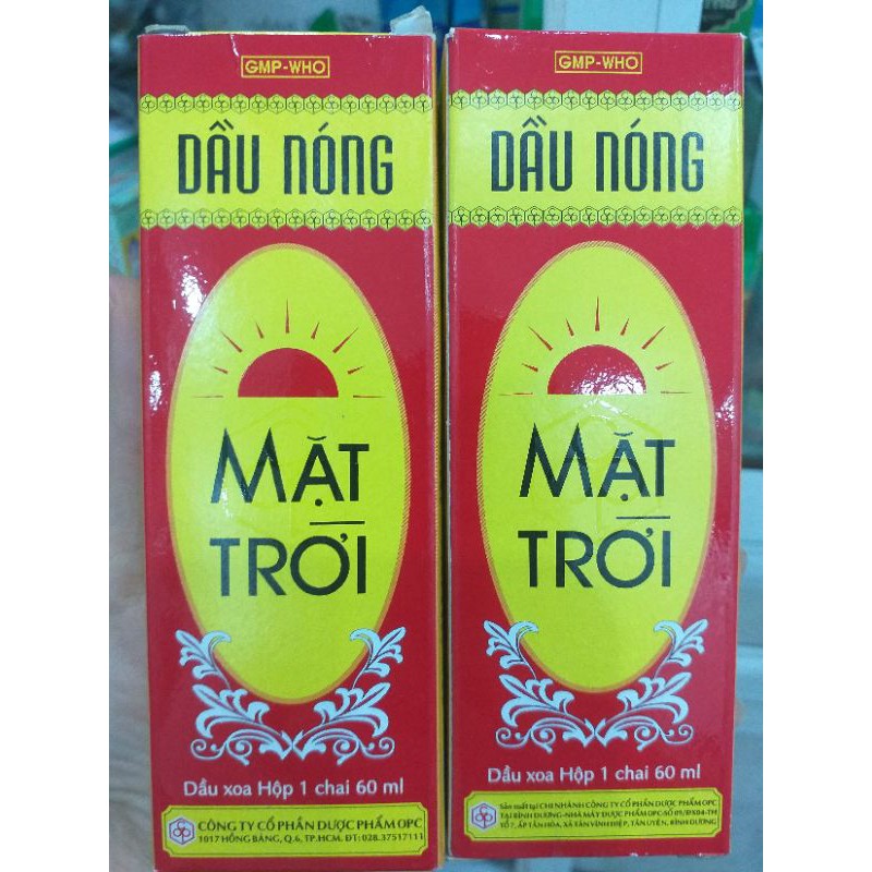 [Hcm]Dầu Nóng Mặt Trời