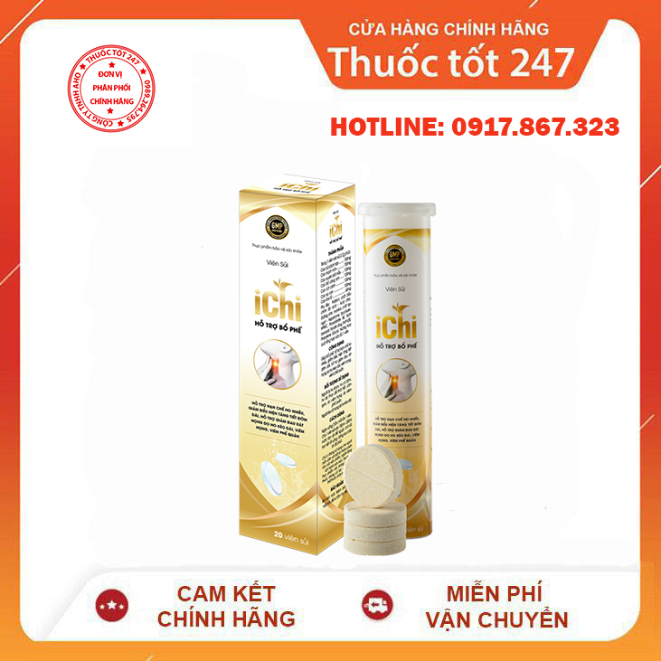 Viên Sủi IChi Công Nghệ Nhật Bản I Giải Pháp Số 1 Cho Người Viêm Họng
