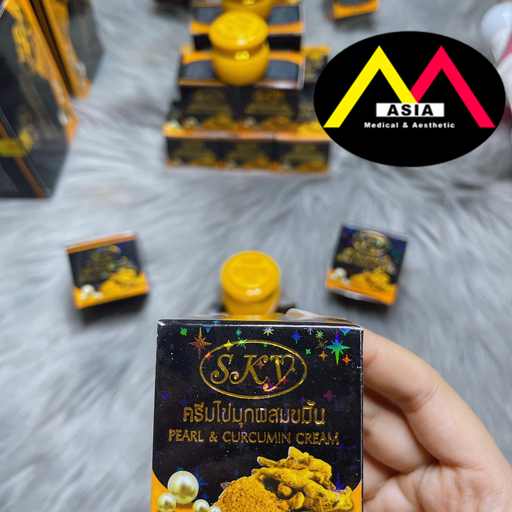 Kem nghệ SKY ngọc trai giảm mụn thâm nám tàn nhang đốm đen trắng da thái lan loại 20g