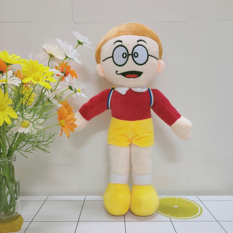 Gấu bông Xuka  Nobita 40cm Búp bê Xuka Shizuka nhiều màu dễ thương quà tặng cho bé gái