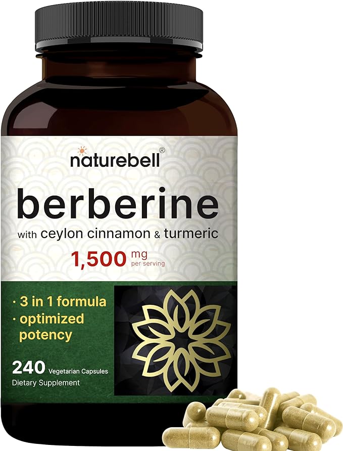 NutriFlair Berberine+ With Ceylon Cinnamon 1200mg - Viên uống hỗ trợ chuyển hóa glucose hệ miễn dịch