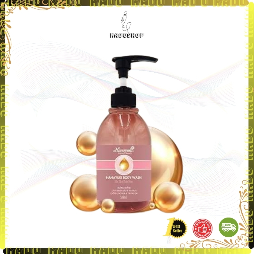 Sữa Tắm Thảo Dược Hanayuki Body Wash - Dưỡng Trắng Giảm Hẳn Mụn Lưng Chống Lão Hóa Da