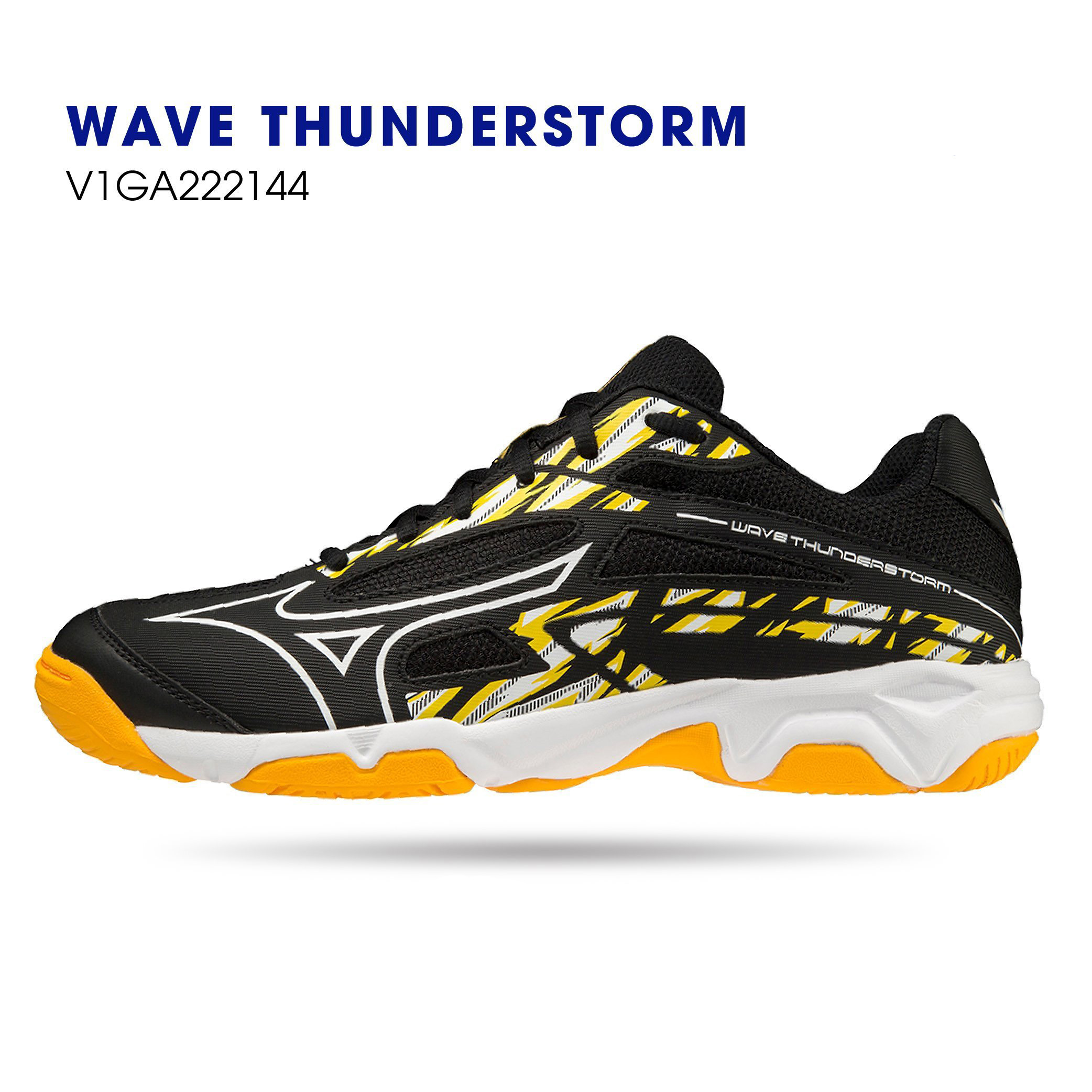 Giày cầu lông nam nữ mizuno chính hãng wave thunderstorm bền bỉ nhẹ nhàng