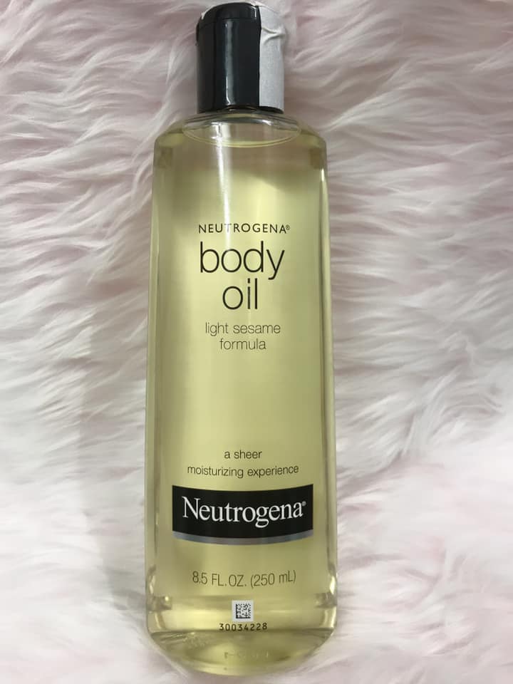 [Hcm]Dầu Dưỡng Thể Neutrogena Body Oil Light Sesame Formula 250Ml Của Mỹ