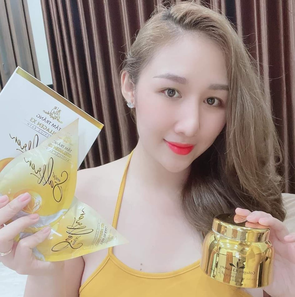 Combo Kem Body Collagen X3 Và Ủ Trắng Đông Anh [Hàng Cào Tem]