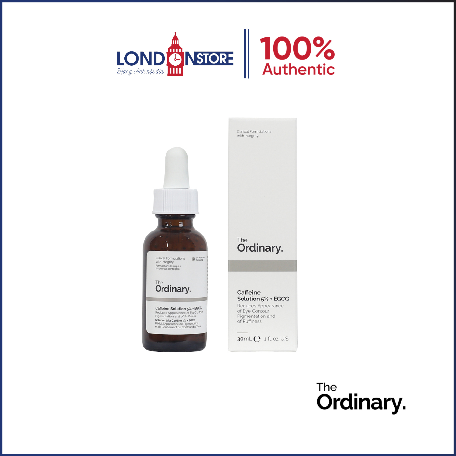 Serum Dưỡng Mắt The Ordinary Caffein Solution 5% + Egcg