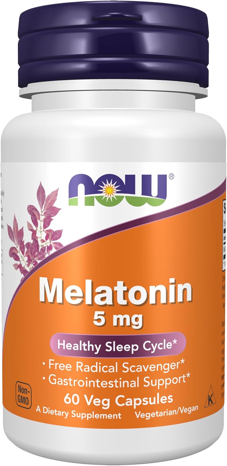 Melatonin Hỗ Trợ Giấc Ngủ Ngon Và Sâu Một Cách Tự Nhiên Không Gây Mệt Now Melatonin 3mg và 5mg