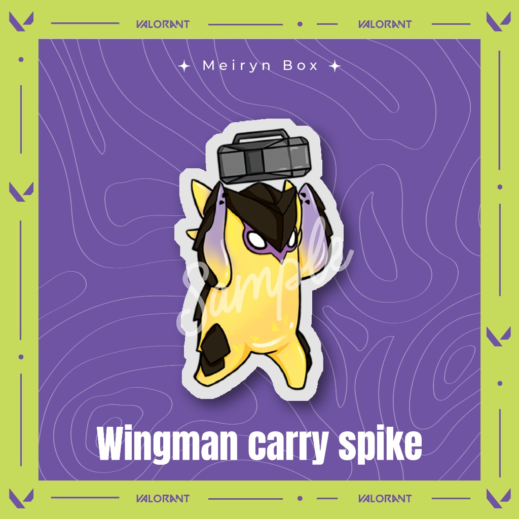 [KEYCHAIN] Móc khoá Wingman - Gekko - VALORANT