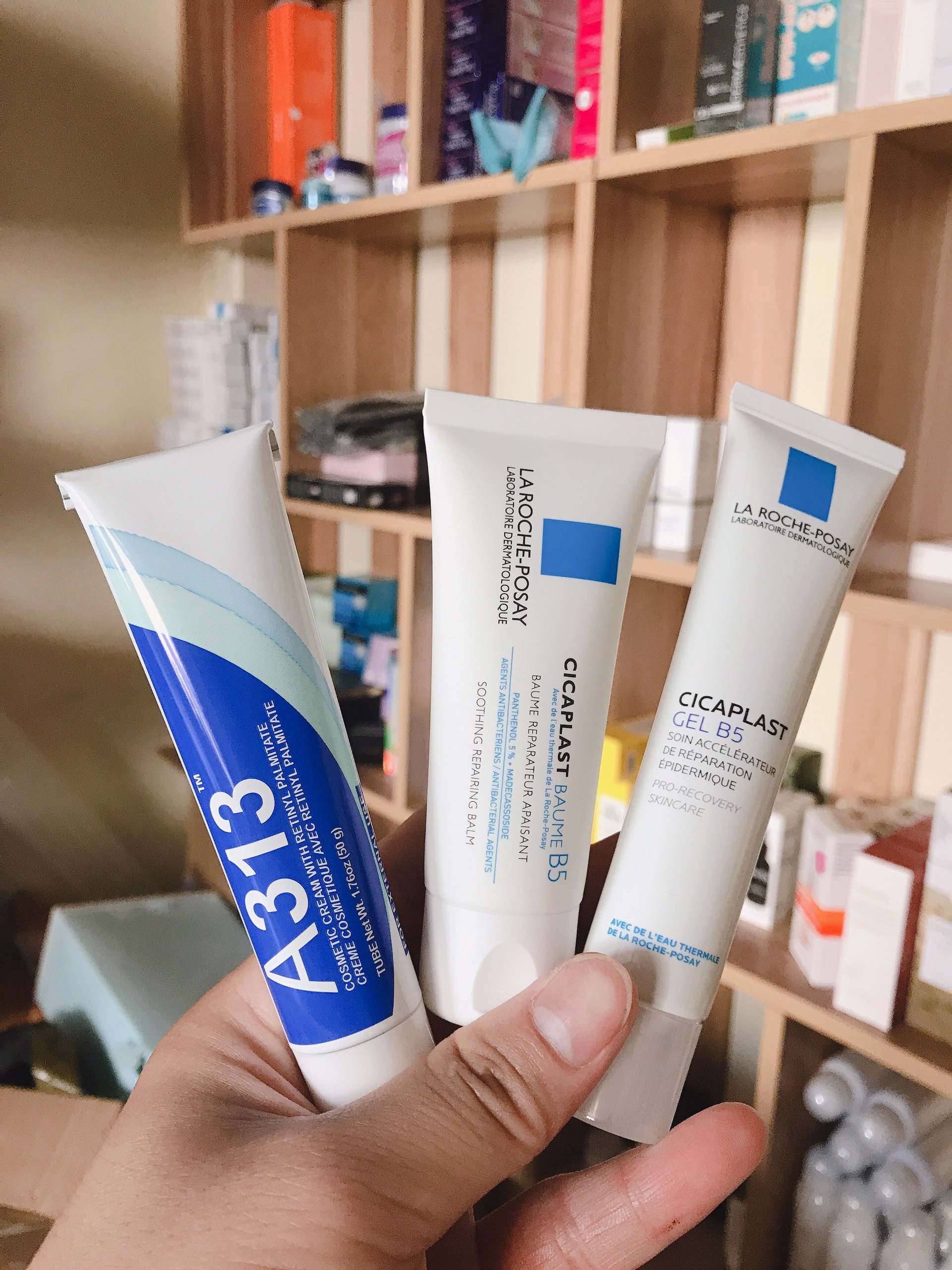 Bộ Đôi Kem Laroche Posay B5 Và Kem Retinol A313