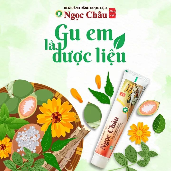 Kem Đánh Răng Ngọc Châu Dược Liệu 100Ml