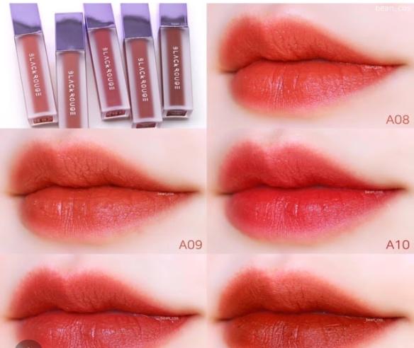 [HCM](Full màu) SON KEM LÌ SIÊU MỊN BLACK ROUGE CHÍNH HÃNG  AIR FIT VELVET TINT VERSION 2 bền màu độ bám cao không gây hiện tượng khô môi