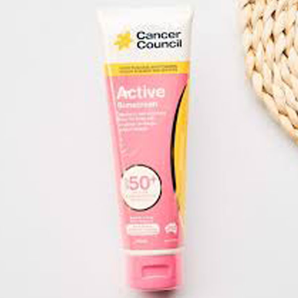 Kem Chống Nắng Cancer Council - Active Pink Spf 50+/Pa++++ 110Ml (Dòng Da Dầu)