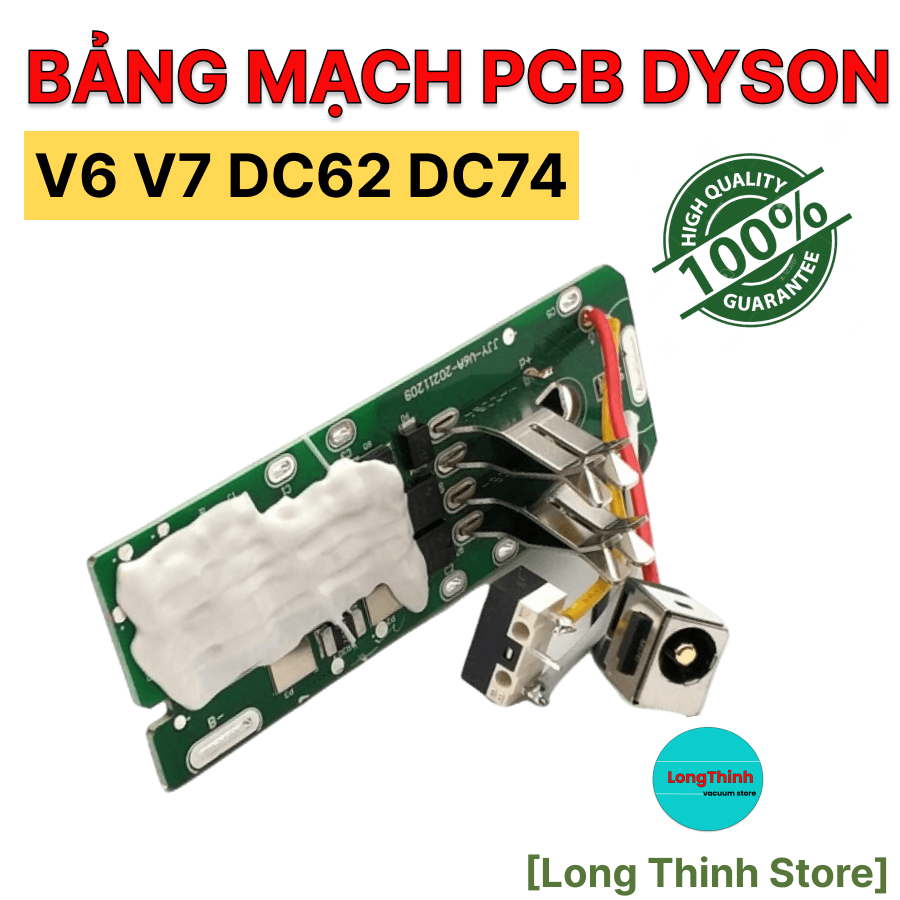 Bảng Mạch PCB Bảo Vệ Sạc Pin Cho Máy Hút Bụi Không Dây Dyson V6 V7 DC62 DC74