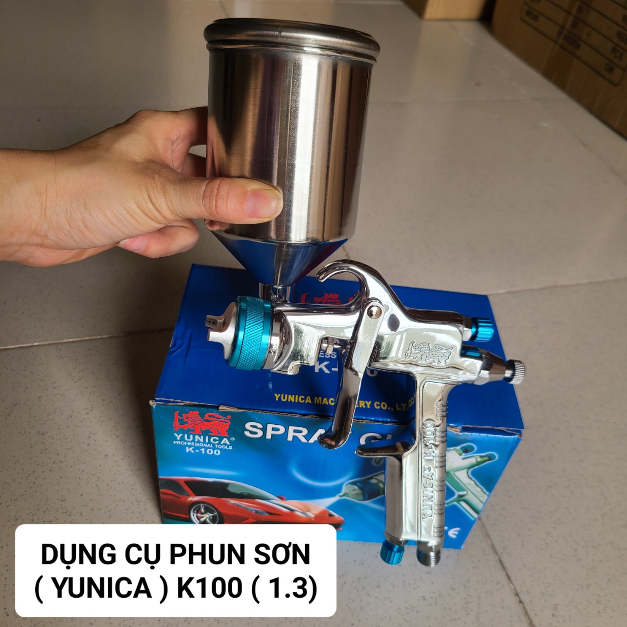 Súng phun sơn Yunica K100 (TP) (1.3)