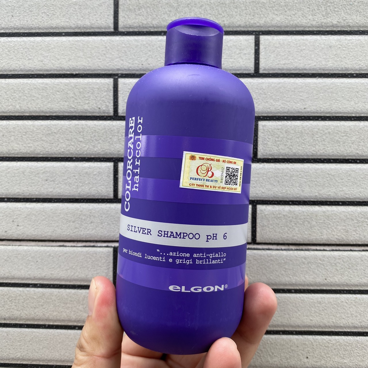 [HCM]Dầu Gội Khử Vàng Elgon Silver Shampoo 120ml
