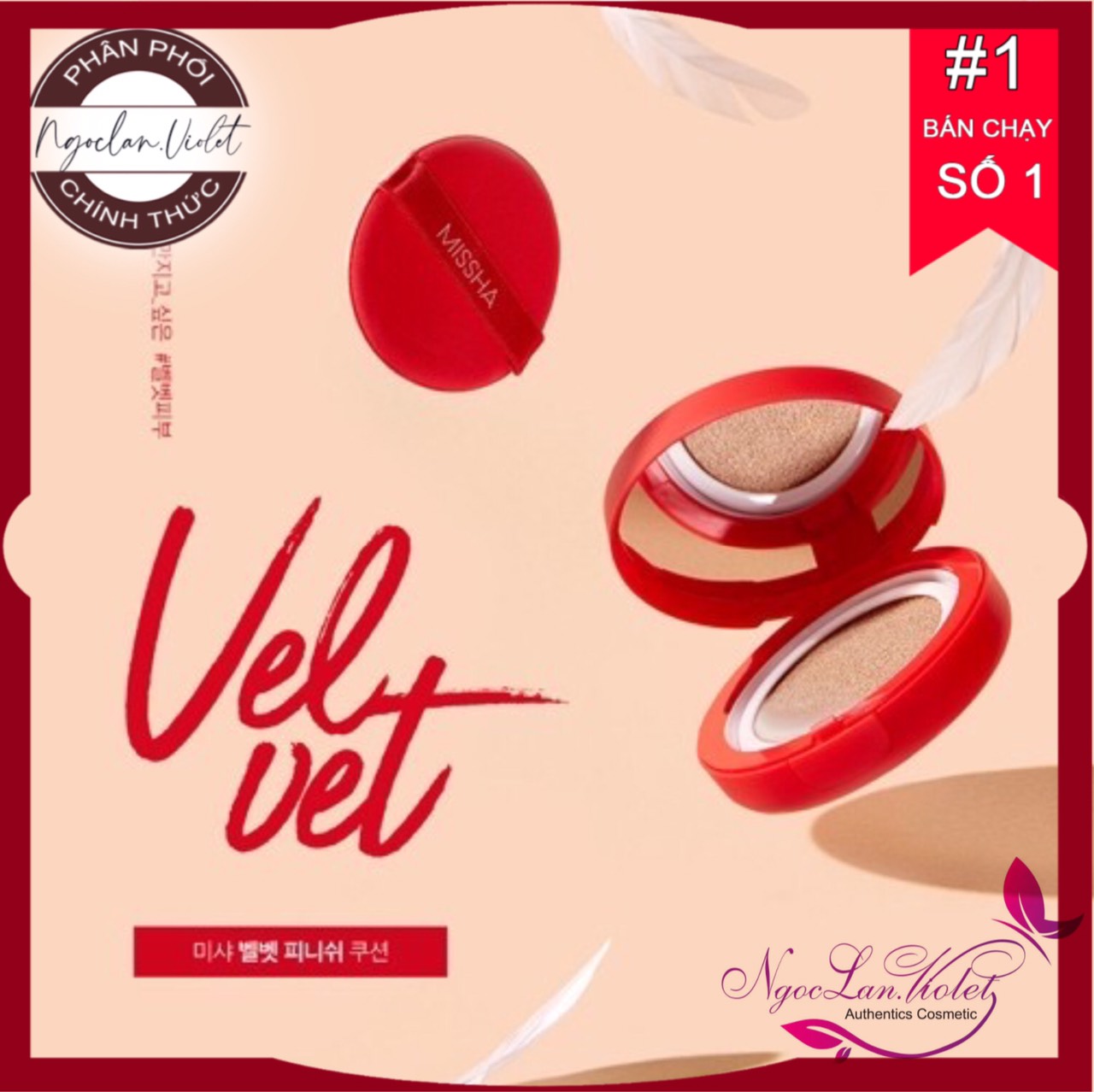 Phấn Nước Kiềm Nhờn Lâu Trôi Missha Velvet Cushion 15Gr Đa Dạng Mẫu Mã Cam Kết Hàng Đúng Mô Tả Chất Lượng Đảm Bảo