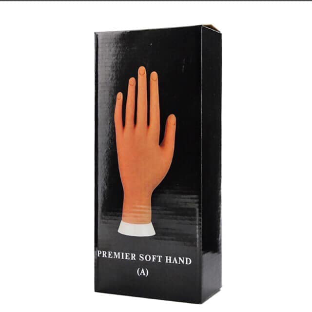 [HCM]Bàn tay giả silicon học làm móng nail