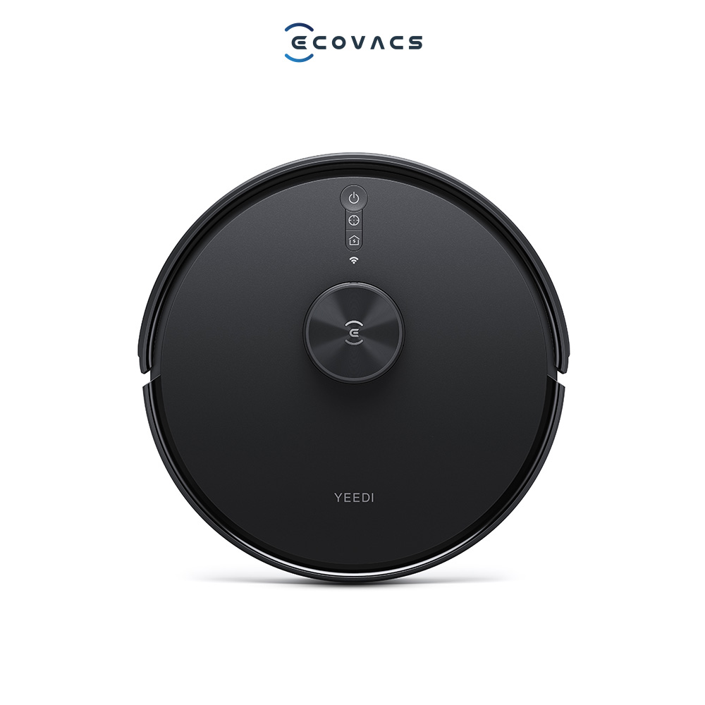 Ecovacs Y1 Pro Plus - Robot hút bụi lau nhà thông minh, màu đen, kích thước 326x101x324mm, dung lượng hộp chứa bụi 200ml