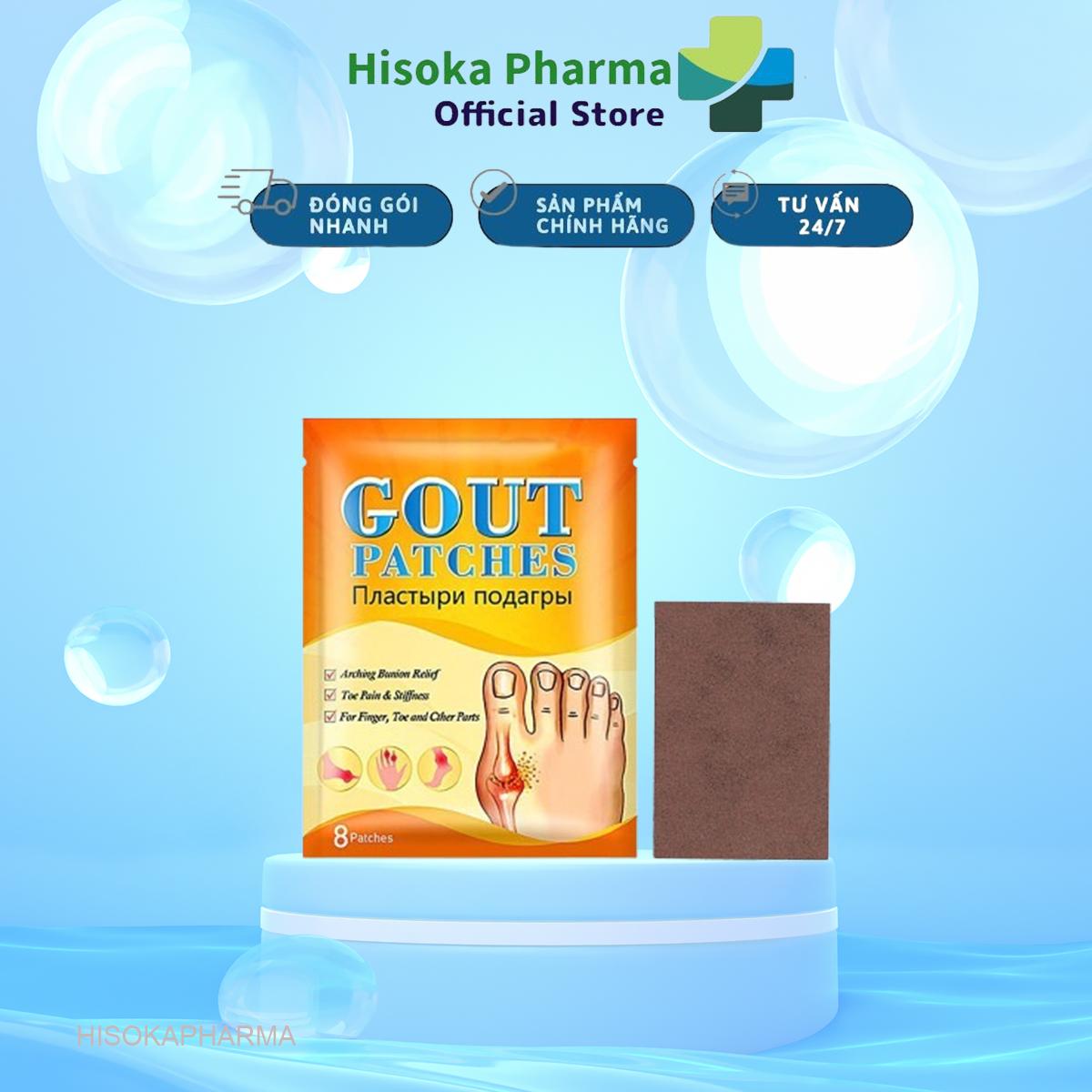 Combo 8 Miếng Dán Xương Khớp Gút Gout Patches - Nhập Khẩu Nga