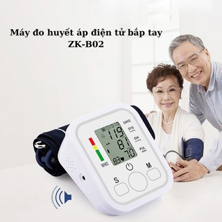 Máy Đo Huyết Áp Điện Tử Bắp Tay Jziki Zk - B02 (Bảo Hành 1 Năm - 1 Đổi 1 Trong 14 Ngày)