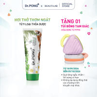 Kem đánh răng 9 loại thảo dược hỗ trợ  giảm mùi hôi miệng giúp răng trắng khỏe Dr.PONG 9x Herbal + Fluoride Toothpaste