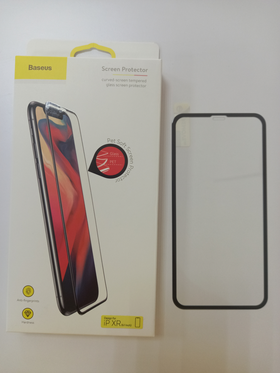 Kính cường lực siêu bền Baseus Curved-screen 3D cho iPhone XR XS XS Max (02mm Curved-screen Full Cov