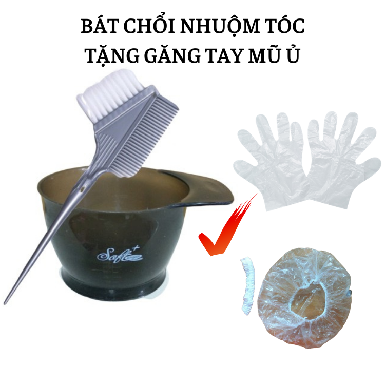 Combo Bát Chổi Nhuộm Tóc Cao Cấp Cho Salon Và Dùng Tại Nhà