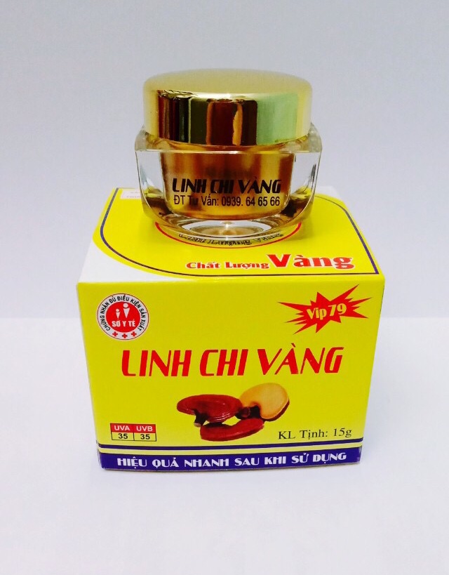[HCM]KEM SẠCH MỤN THÂM LINH CHI VÀNG 15G