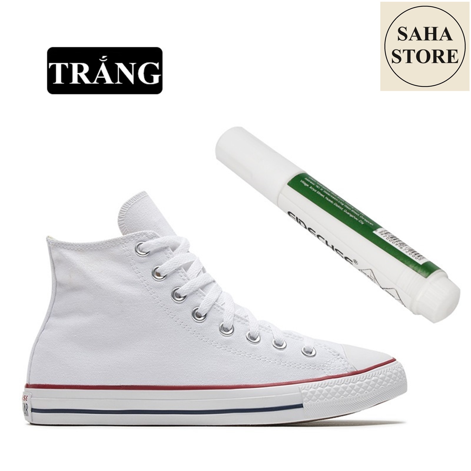 Bút sơn giày vải SAHA959 sửa chữa giầy màu đen trắng be đỏ vàng tím xanh