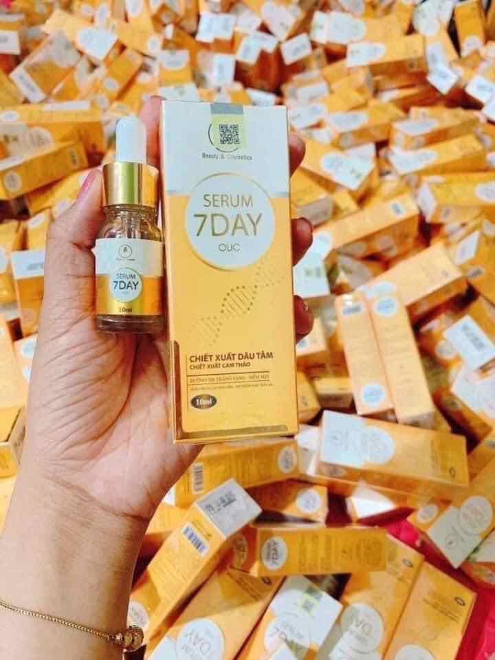 [Hcm]Serum Dưỡng Trắng Da Ngăn Ngừa Nám Đồi Mồi 7Day Olic