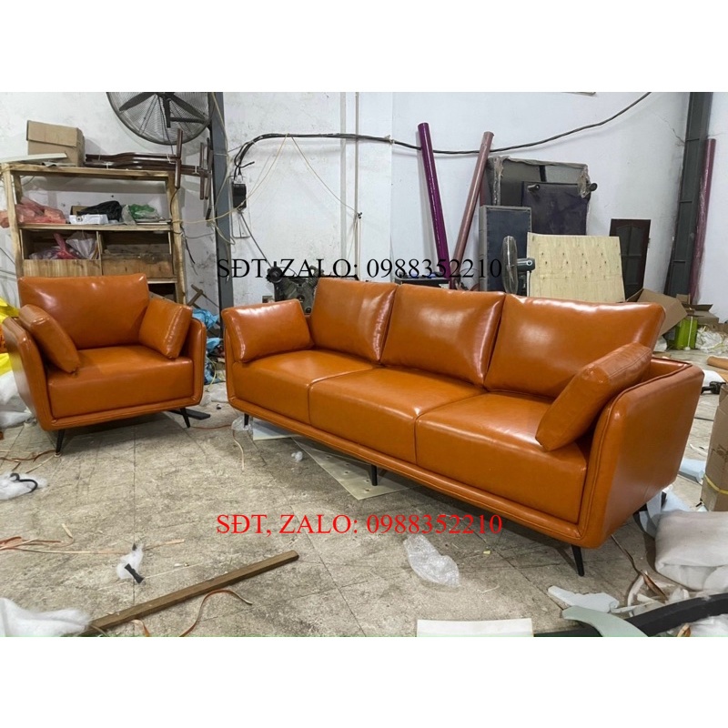 Sofa Văng Sofa Bộ Sofa Góc L (CSSX) - Da/ Nỉ/Nhung - Khung Gỗ Tự Nhiên ( Khách tuỳ chọn)