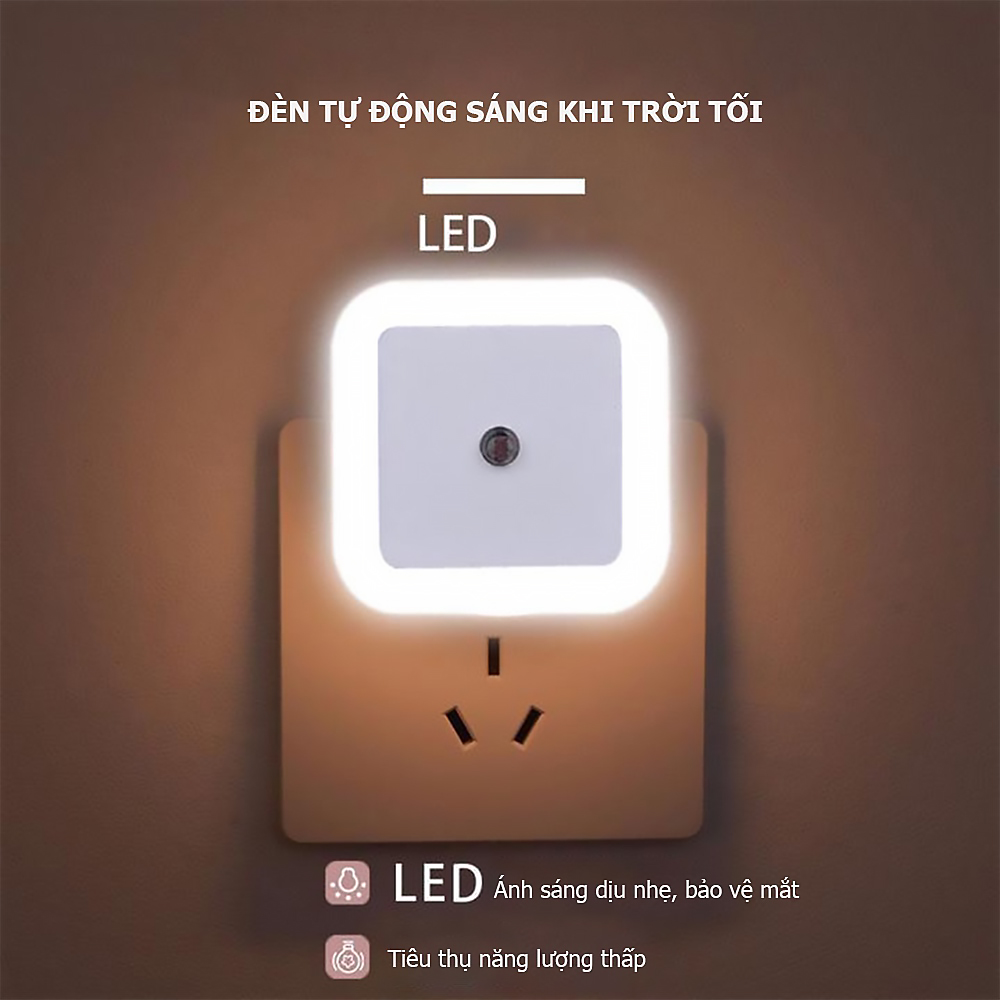 Đèn ngủ cảm ứng ánh sáng tự động tắt mở. Đèn ngủ avatar. đèn led trang trí
