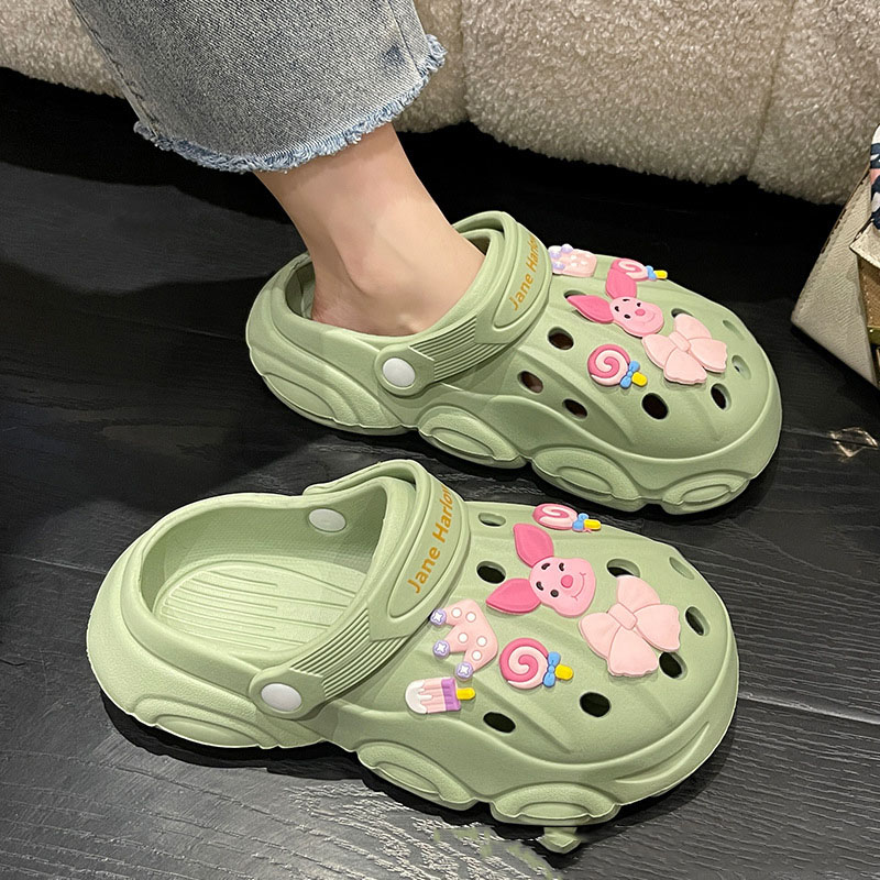 Dép sục đế cao icon cute dễ thương mang êm chân Dép nữ cute dễ thương giá rẻ thiết kế thời thượng tr