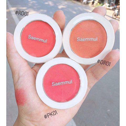 Phấn Má Hồng Seammul Single Blusher Hàn Quốc 7G Pk01 - Hồng Huỳnh Quang