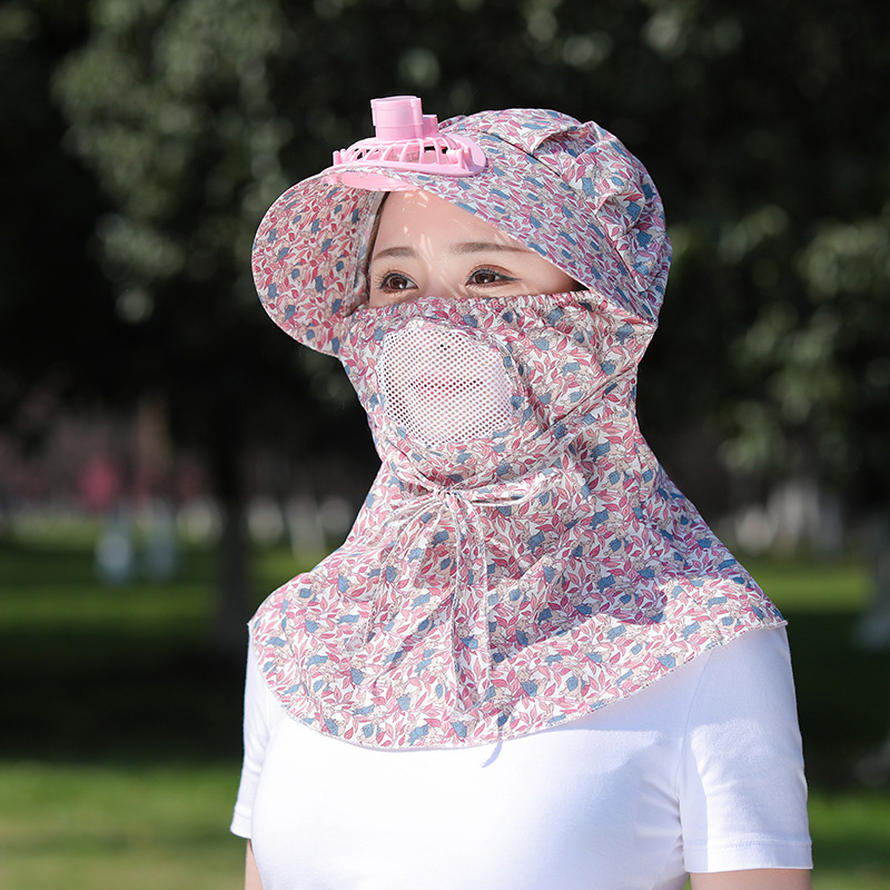 (Bảo Hành 12 Tháng) Mũ Điều Hòa Nam Nữ Nhật Bản 3 Tốc Độ Chống Tia UV Cực Tím Pin Khủng Sạc 1 lần Dù
