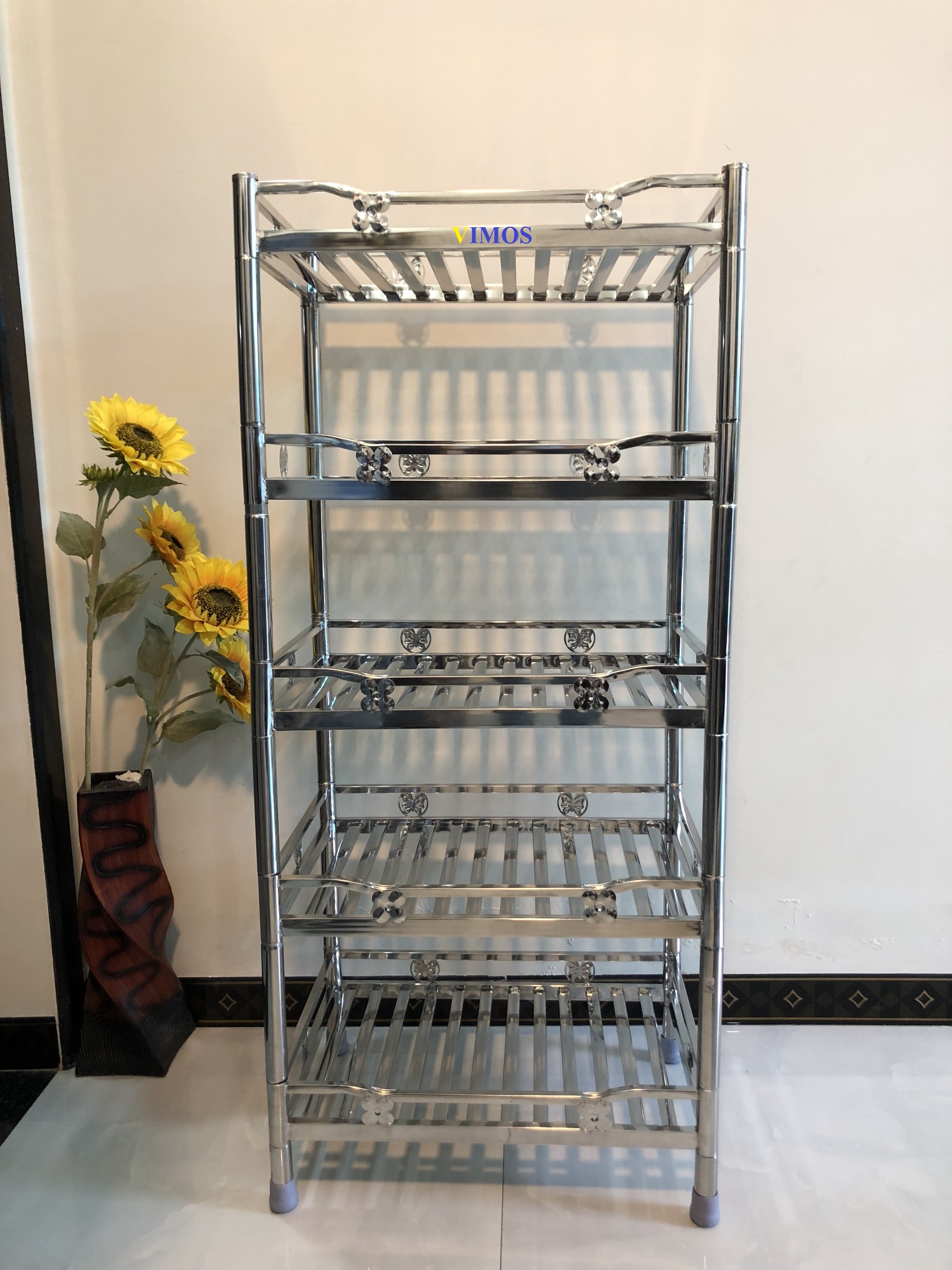 Kệ inox chén bát  xoong nồi kệ inox nhà bếp( nhiều size)