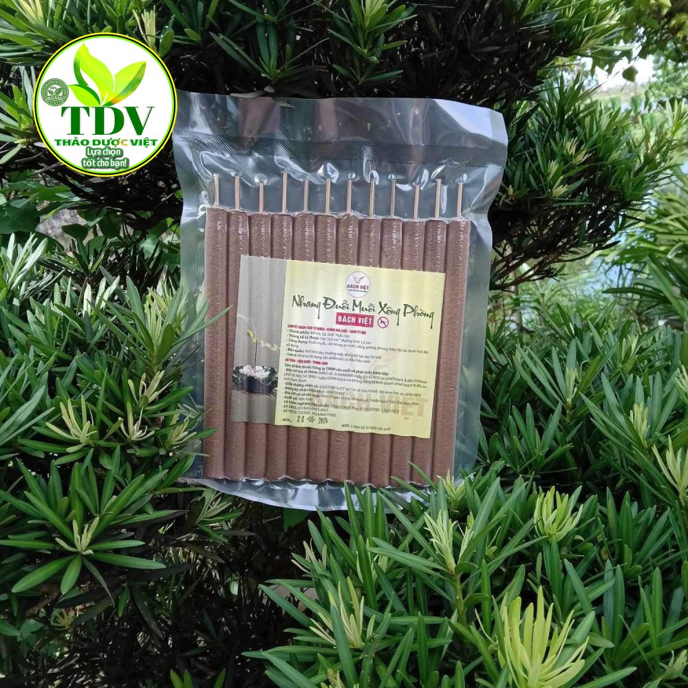 Nhang đuổi muỗi xông phòng bằng thảo dược siêu sạch thân thiên với môi trường xông phong thủy thoải mái khi sử dụng