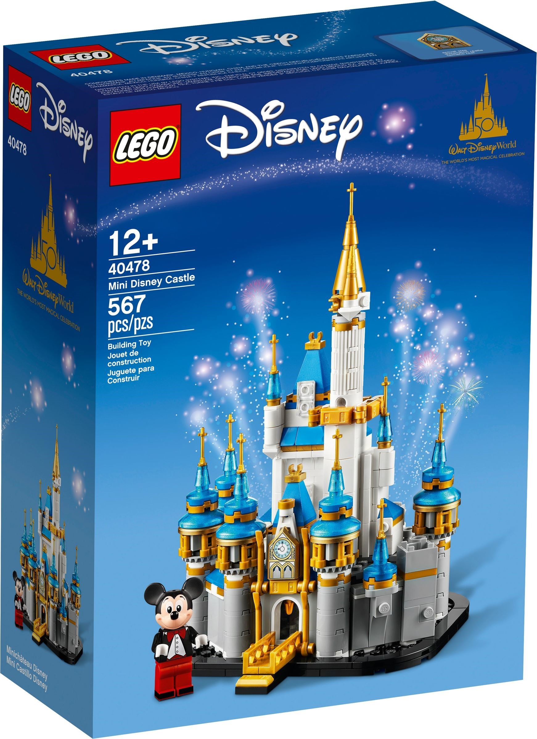40478 LEGO Disney - Mini Disney Castle - Lâu đài Disney thu nhỏ