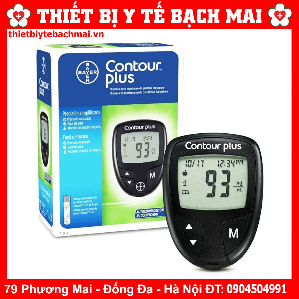 Máy Đo Đường Huyết Cao Cấp Contour Plus