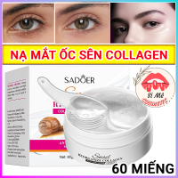 Hộp Chứa 60 Miếng Mặt Nạ Mắt Chiết Xuất Ốc Sên Collagen SADOER – Làm Mờ Nếp Nhăn Giảm Thâm Mắt Chống Lão Hóa Da Phục Hồi Da